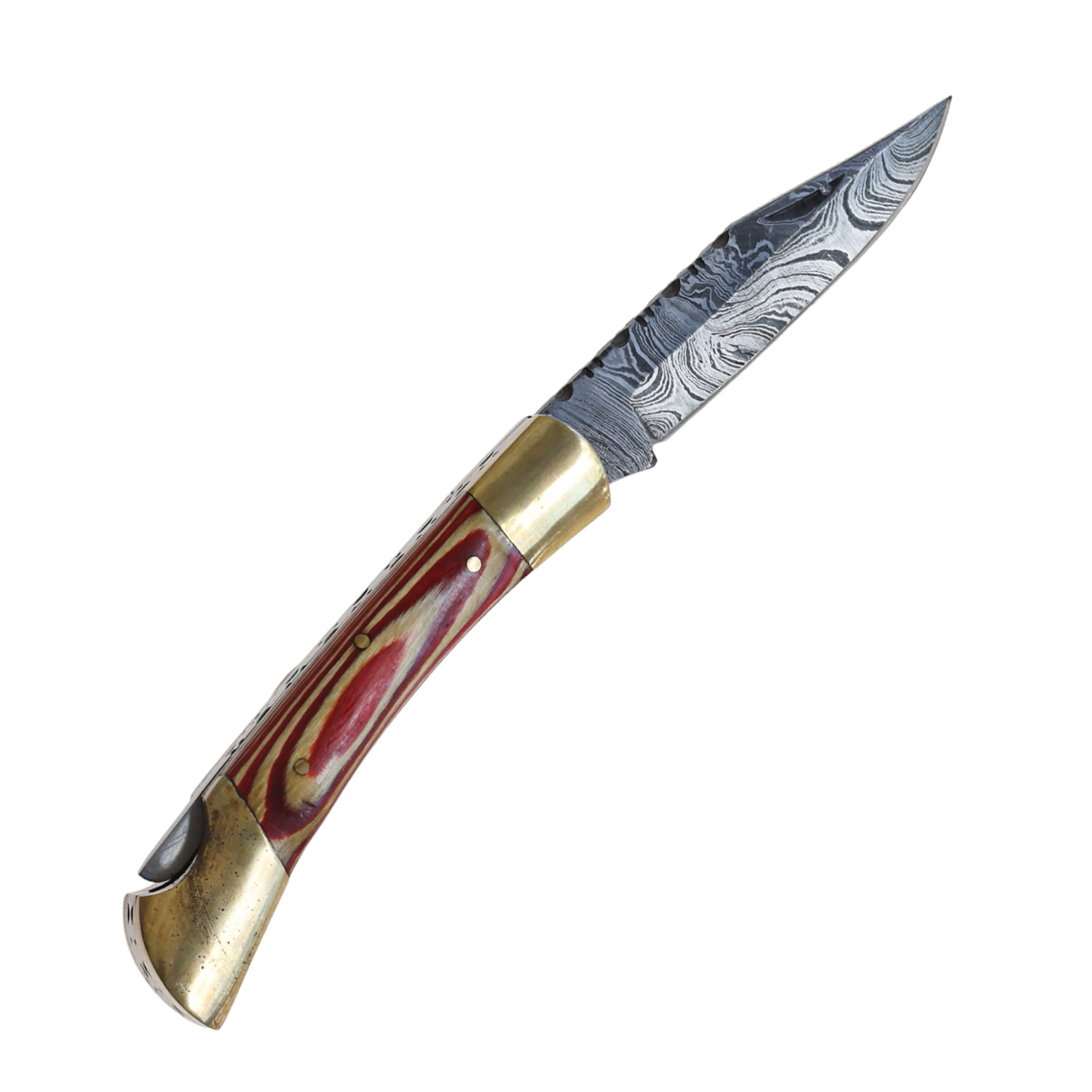 AOB-2311 Damascus Folding Knife 3 AOB-2311 Damascus Folding Knife - Image 3