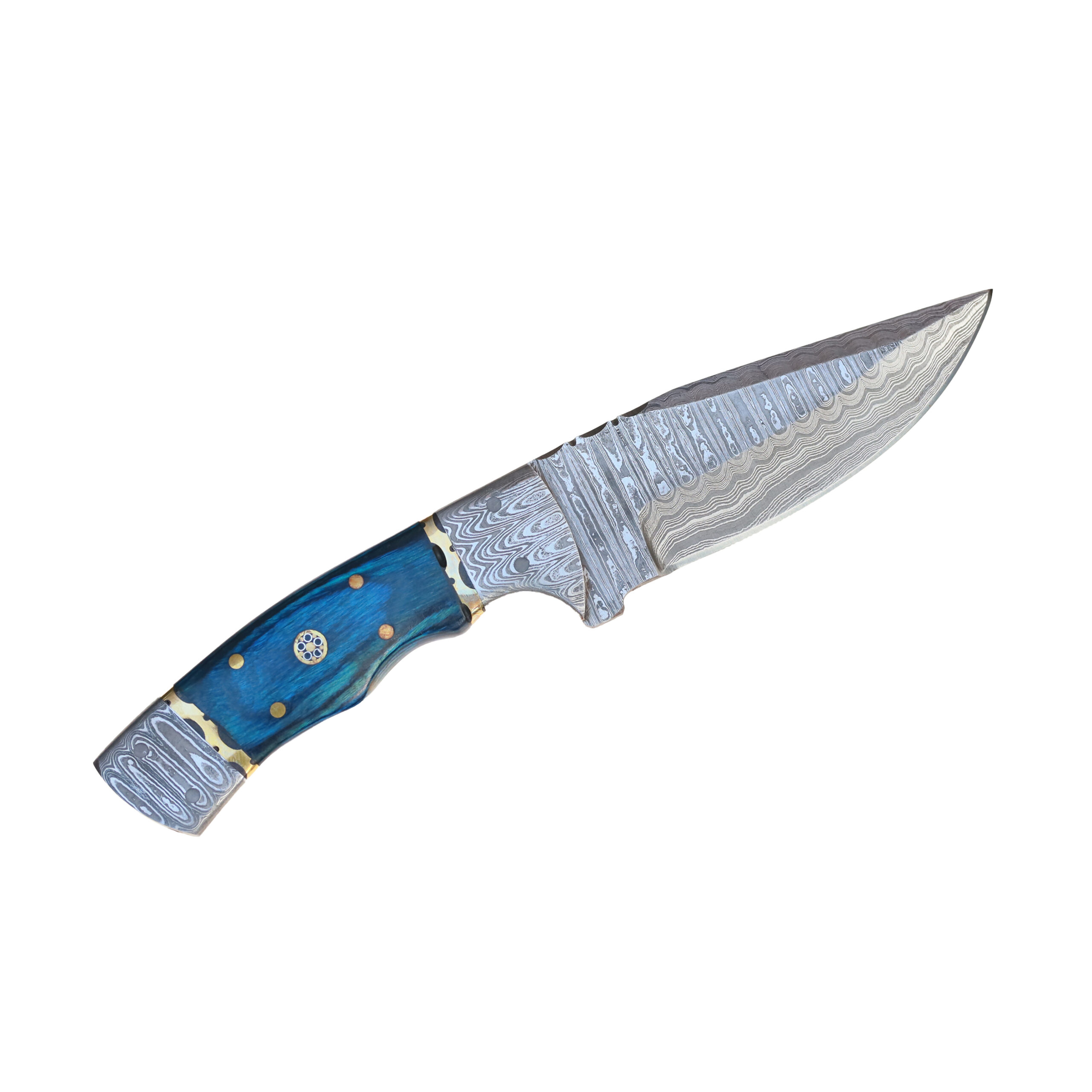 AOB-2212 Handmade Damascus Hunting Knife 2 AOB-2212 Handmade Damascus Hunting Knife - Image 2